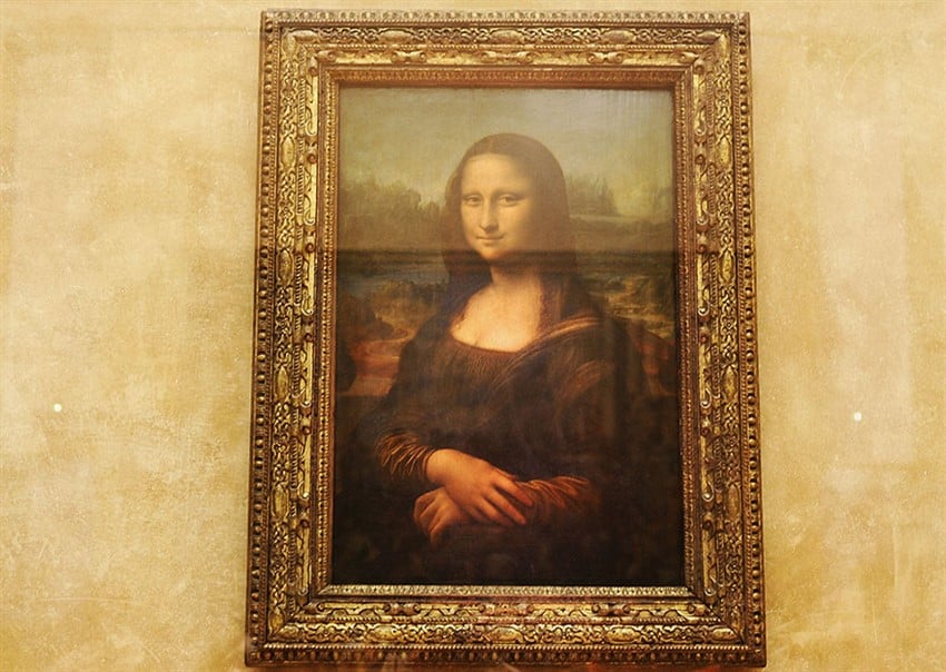 Mona Lisa, Louvre Müzesi, Paris