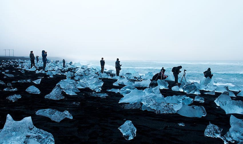 Jökulsárlon Plajı, İzlanda